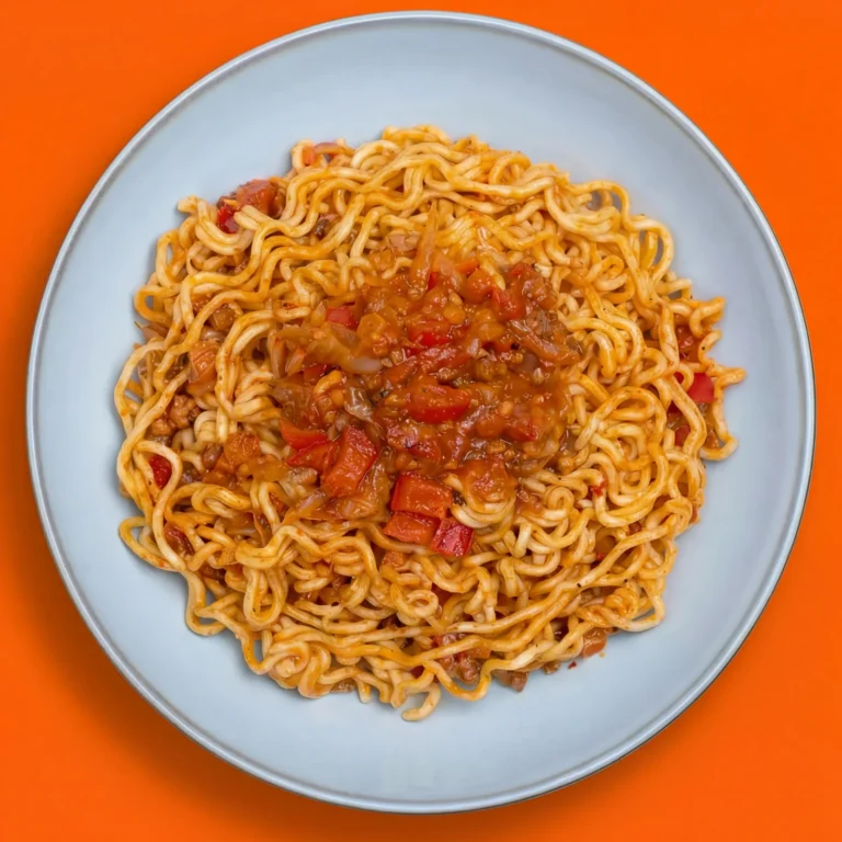 Fideos con kimchi