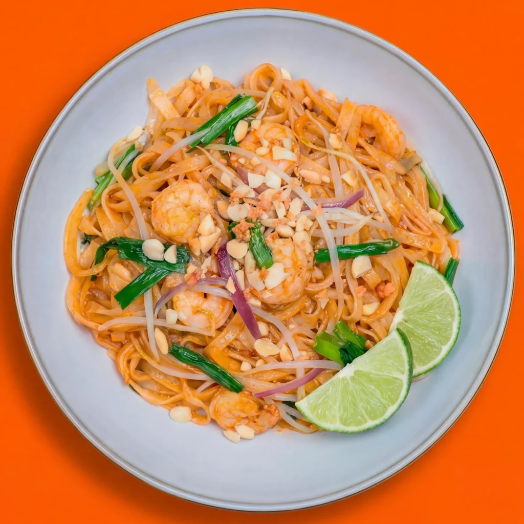 Pad thai fideos de arroz